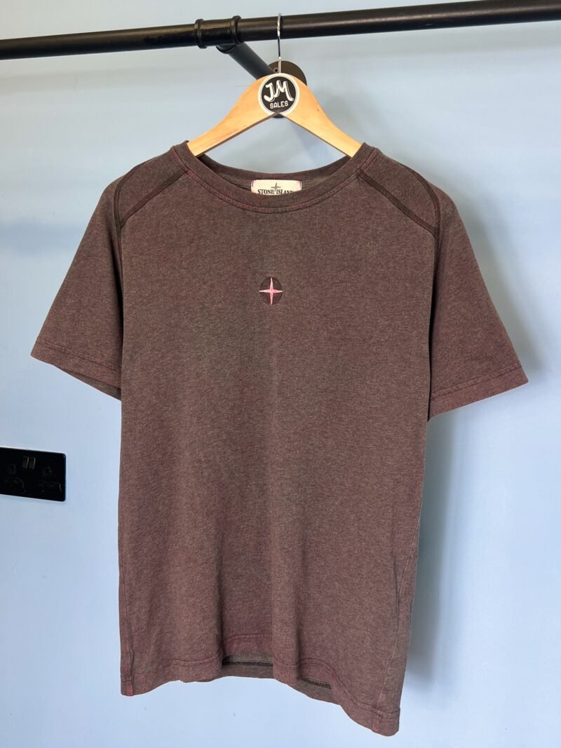 Small Stone Island Purple Grey Dust T-Shirt
