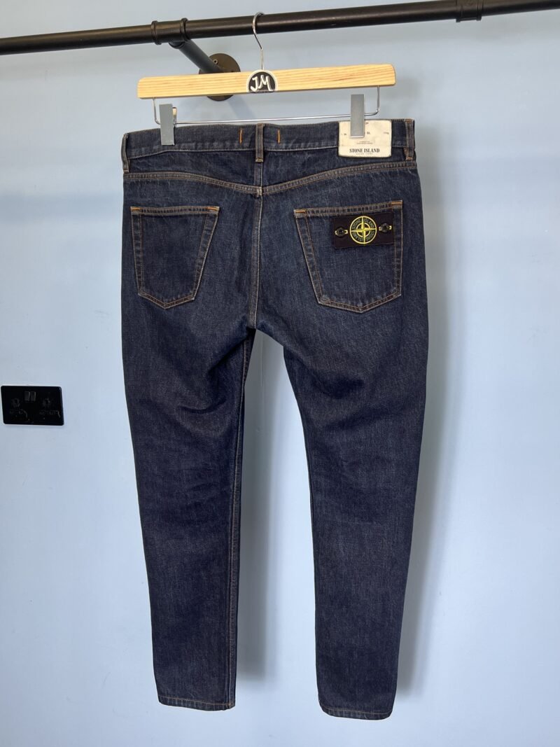 34W 30L Stone Island Dark Blue Slim Fit Jeans