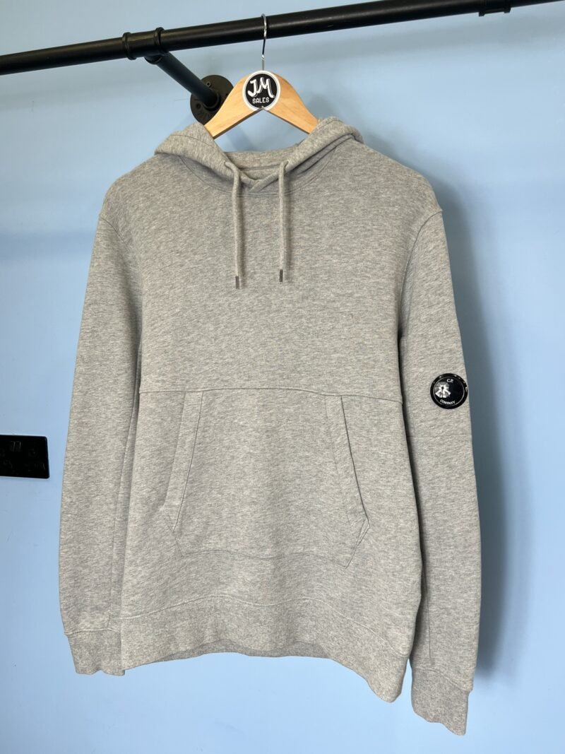 Medium C.P. Company Grey Hoodie Jumper