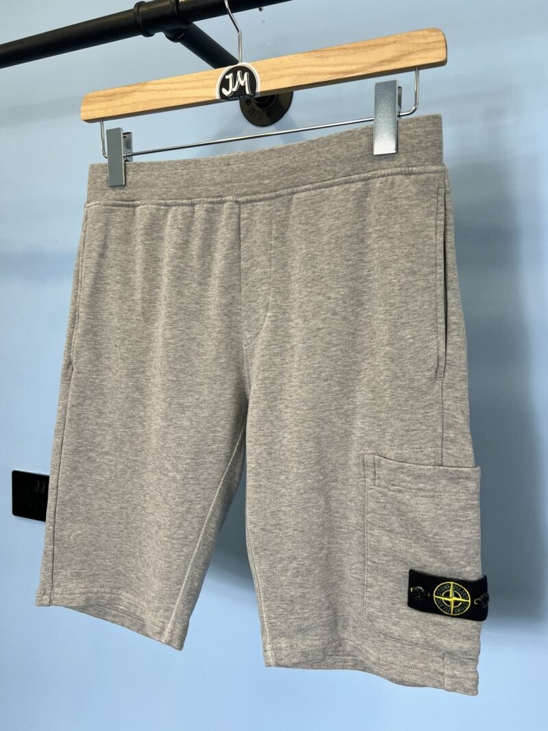 Age 14 Stone Island Junior Grey Jogger Shorts 28W 30W