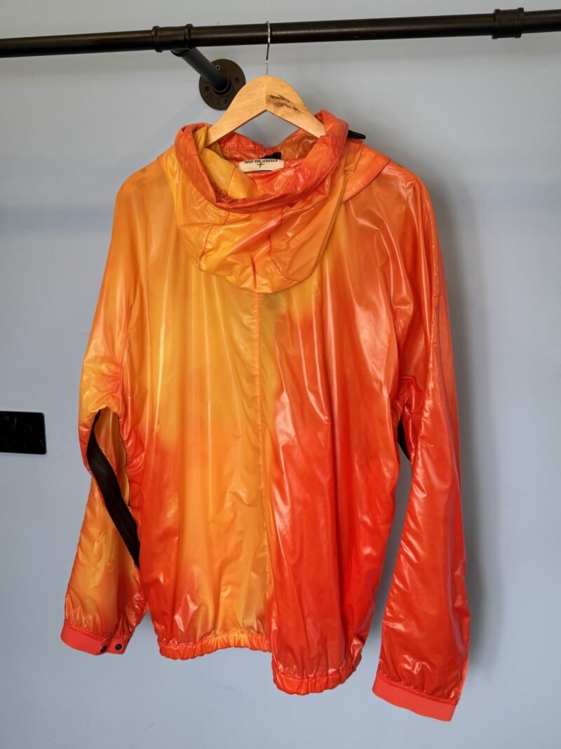 XXL Stone Island Orange Yellow Heat Reactive Lamy with Cotton Linen Tela Jacket - Image 5