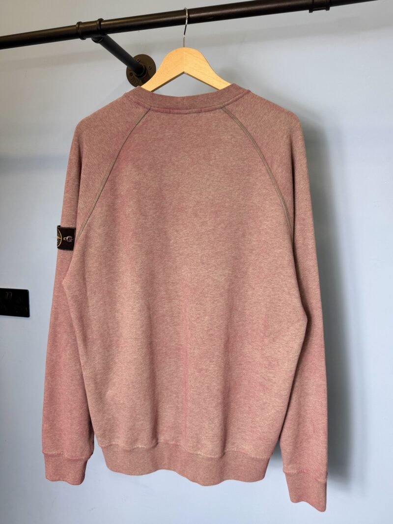 XL Stone Island Grey Purple Dust Crewneck Sweatshirt Jumper - Image 3