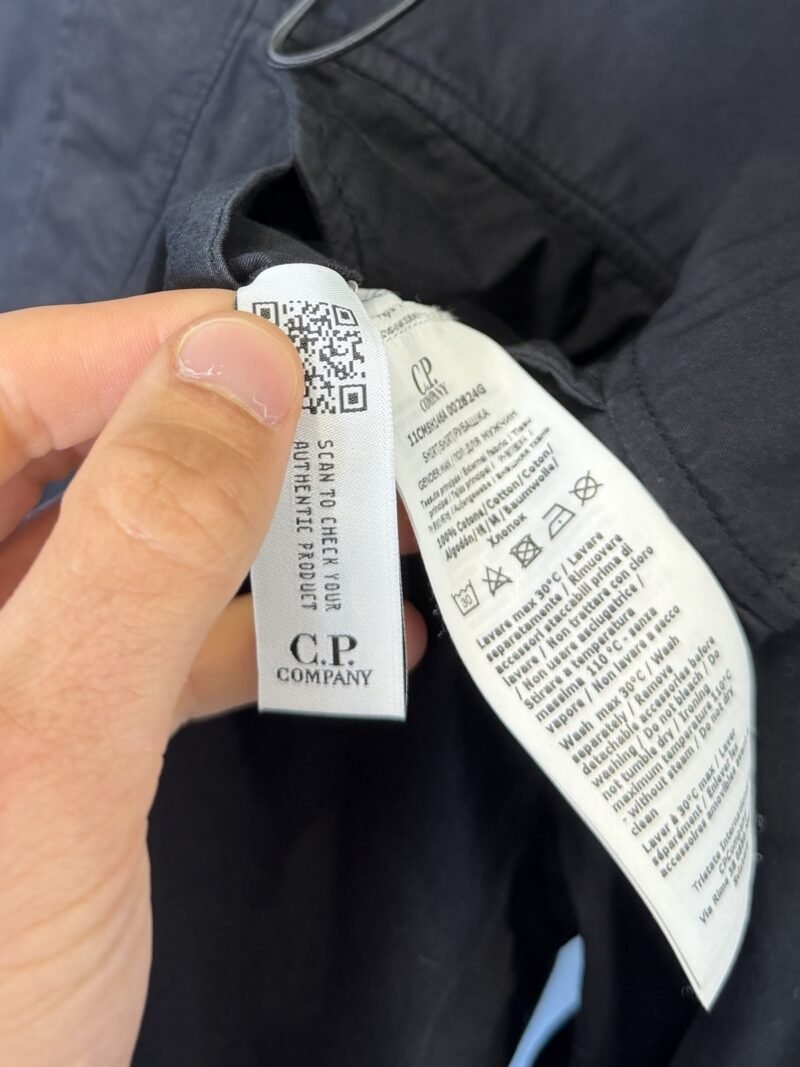 Medium C.P. Company Black Multipocket Smock Jacket - Image 4