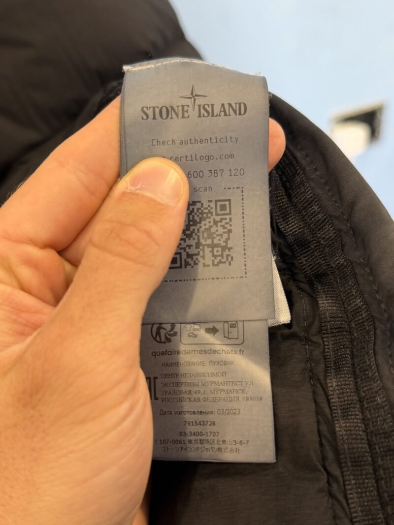XXL Stone Island Black Seamless Tunnel Nylon Down TC Coat Jacket - Image 6