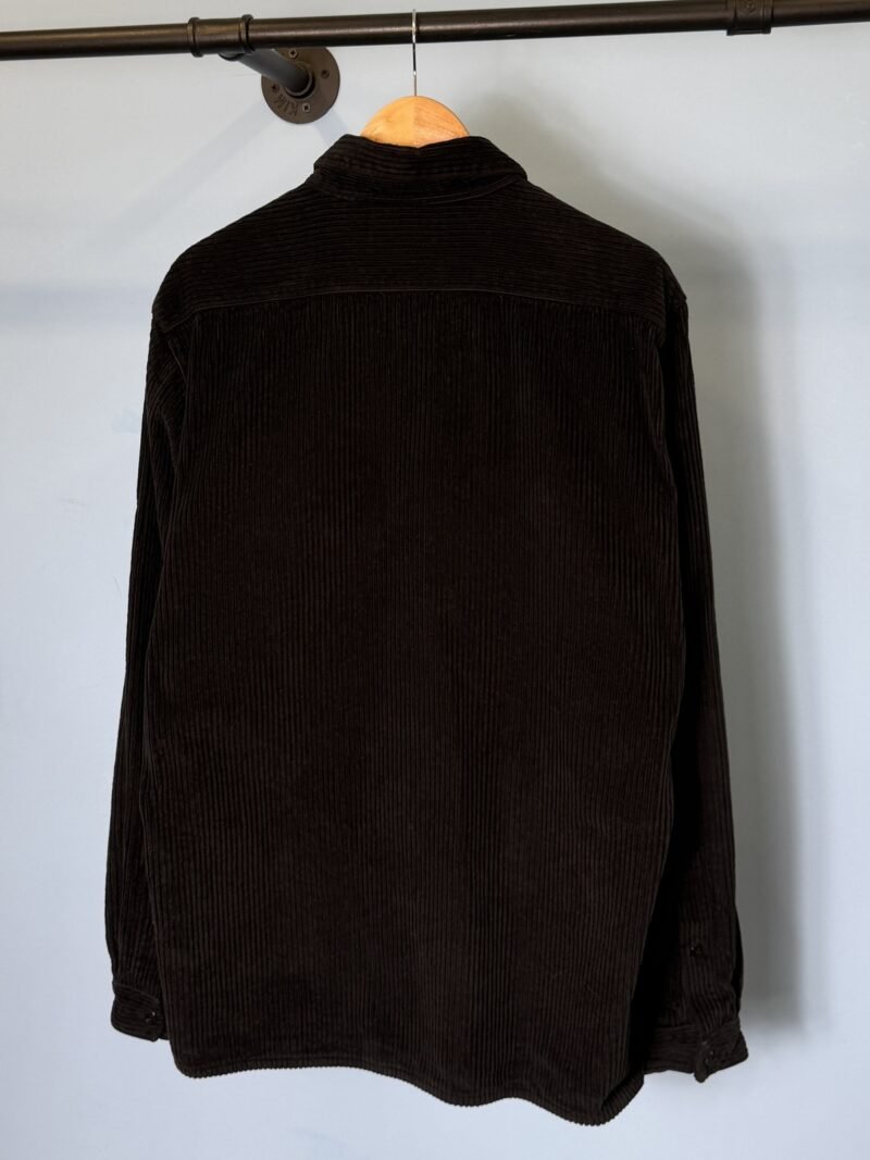 XL Stone Island Black Corduroy Cord Overshirt Jacket - Image 4
