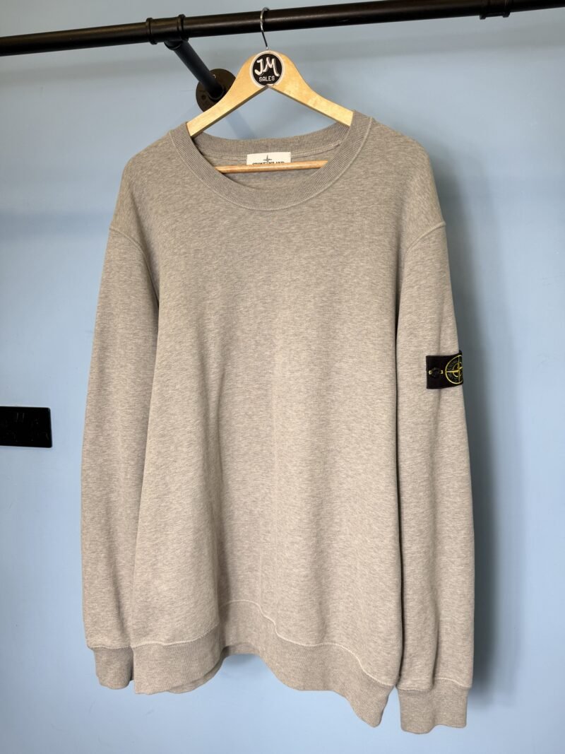 3XL Stone Island Grey Crewneck Sweatshirt Jumper