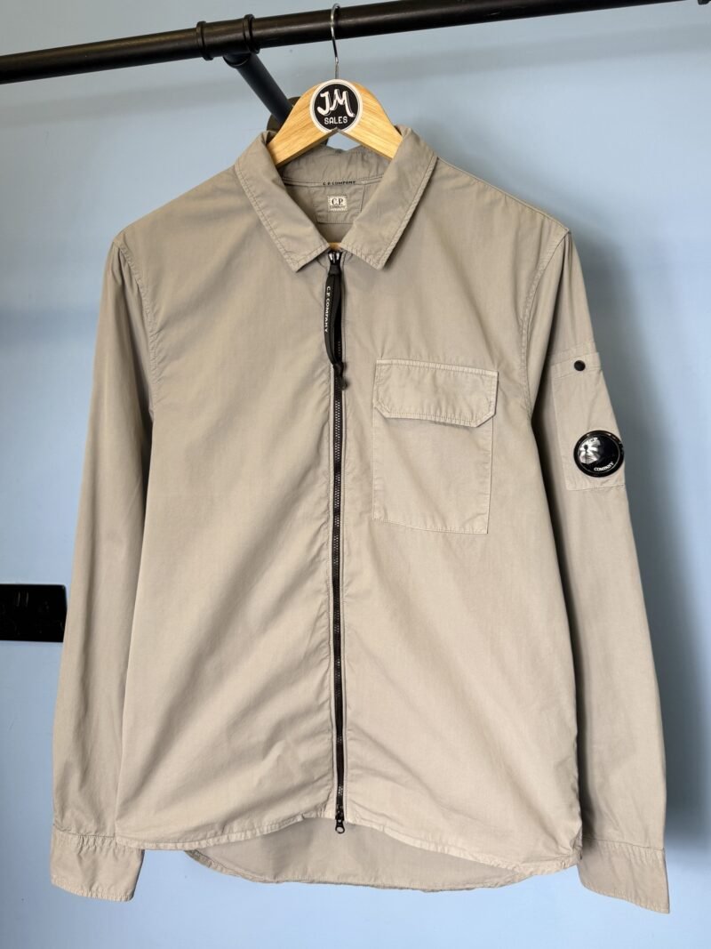 Medium C.P. Company Dove Grey Overshirt Jacket