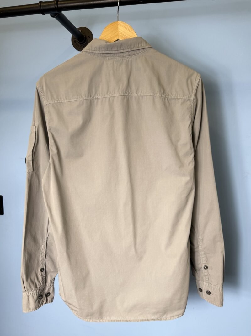 Medium C.P. Company Dove Grey Overshirt Jacket - Image 3