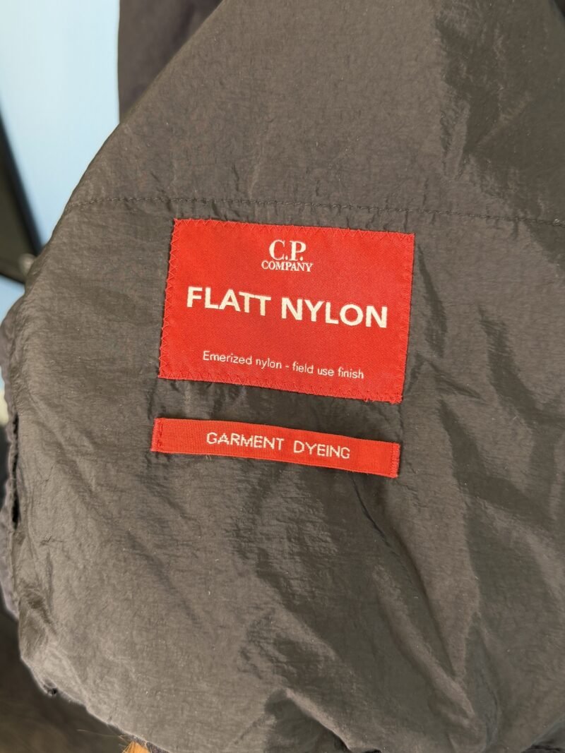XL C.P. Company Black Flatt Nylon Lightweight Jacket - Image 5