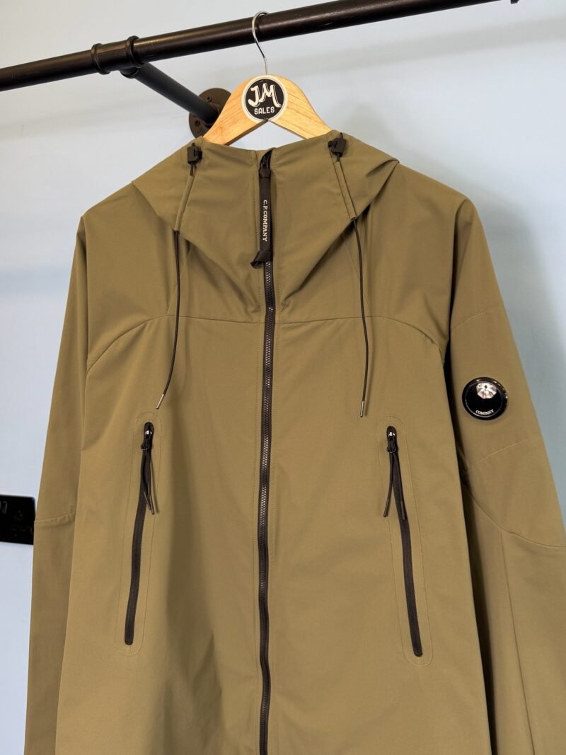 XL C.P. Company Olive Green Pro-Tek Lightweight Windbreaker Jacket - Image 3