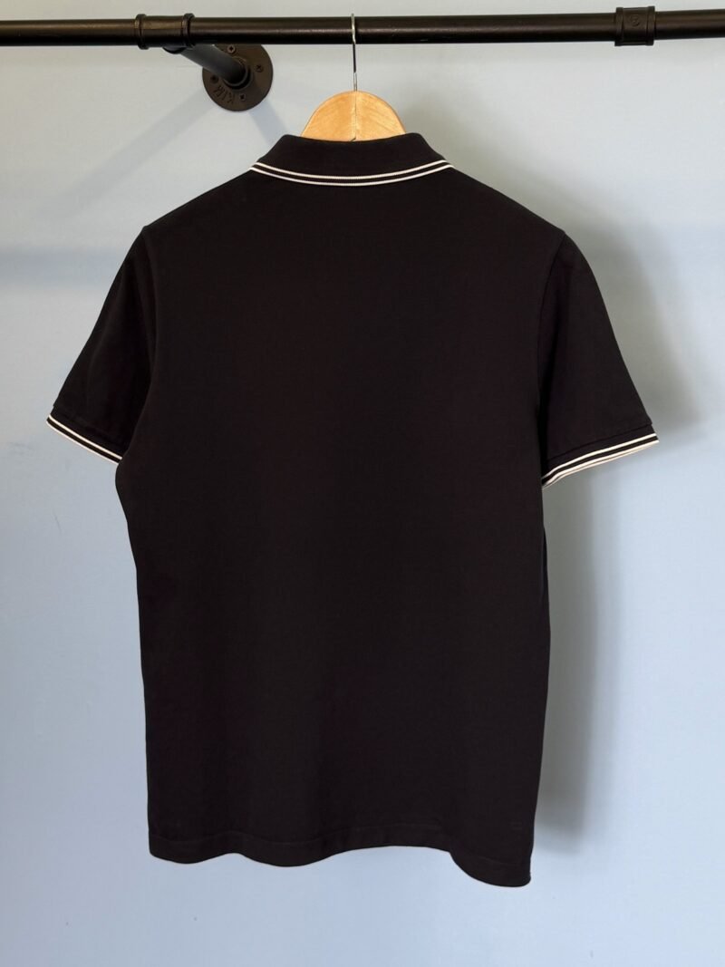 Small Stone Island Navy Blue Polo Shirt - Image 3