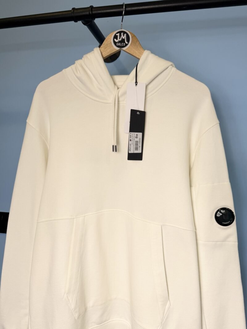 Alternative view of BNWT XXL C.P. Company White Hoodie Jumper