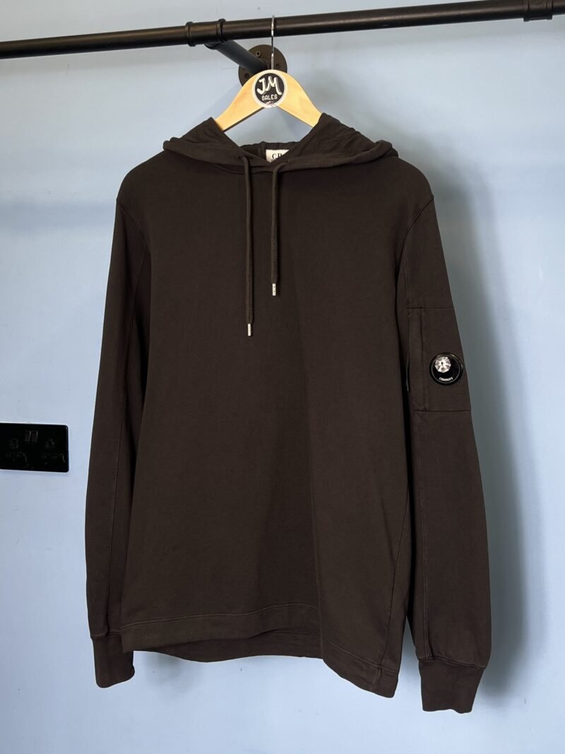 Medium C.P. Company Dark Grey Lightweight Hoodie Jumper