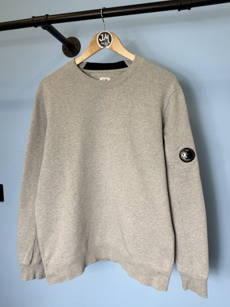 Medium C.P. Company Grey Crewneck Sweatshirt Jumper