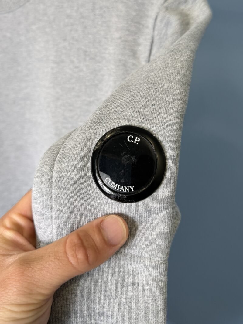 Medium C.P. Company Grey Crewneck Sweatshirt Jumper - Image 4