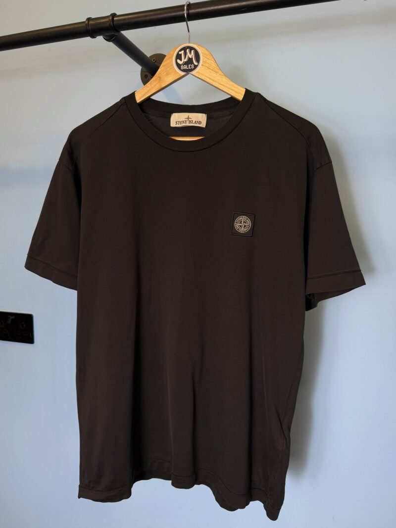 Large Stone Island Black T-Shirt