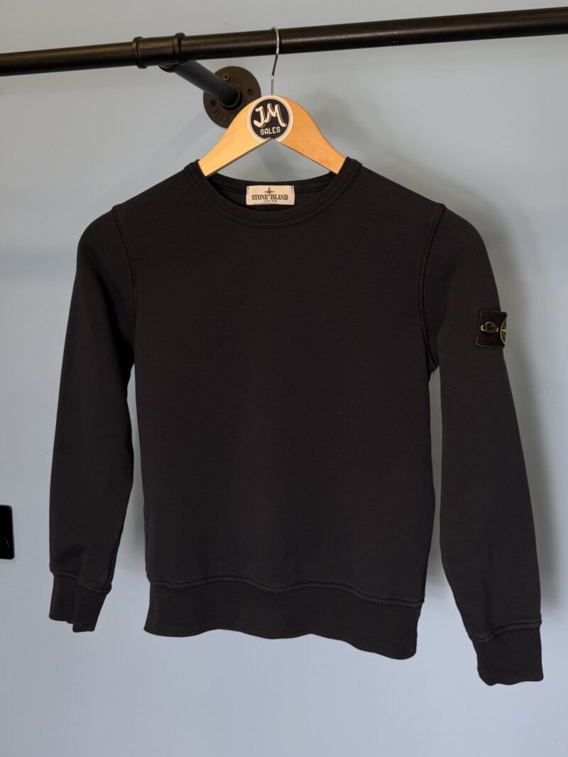 Age 8 Stone Island Junior Navy Blue Crewneck Sweatshirt Jumper