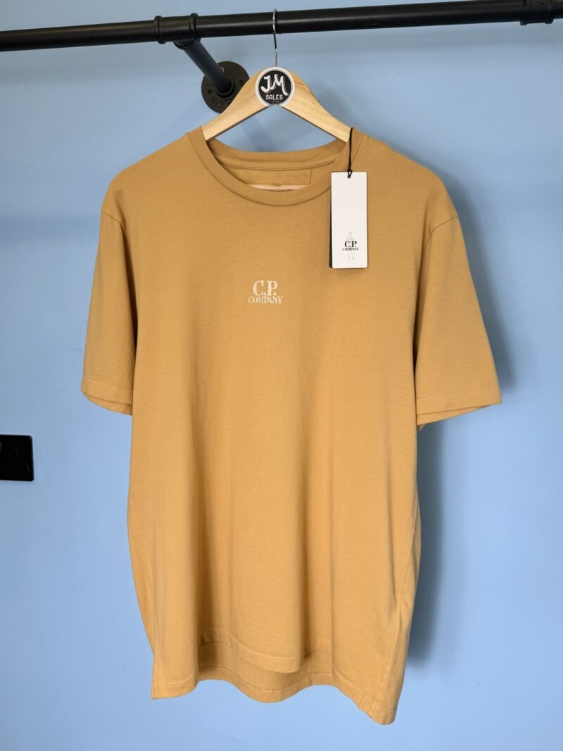 BNWT Large C.P. Company Light Apricot Orange Graphic Print T-Shirt