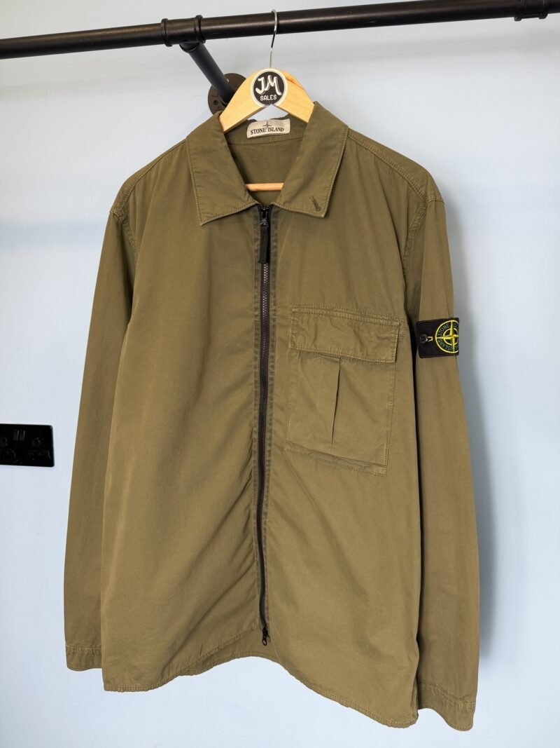 XL Stone Island Khaki Green Overshirt Jacket