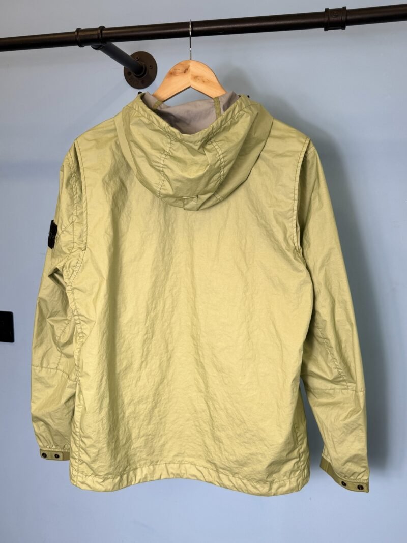Large Stone Island Light Green Membrana 3L TC Lightweight Jacket - Image 4