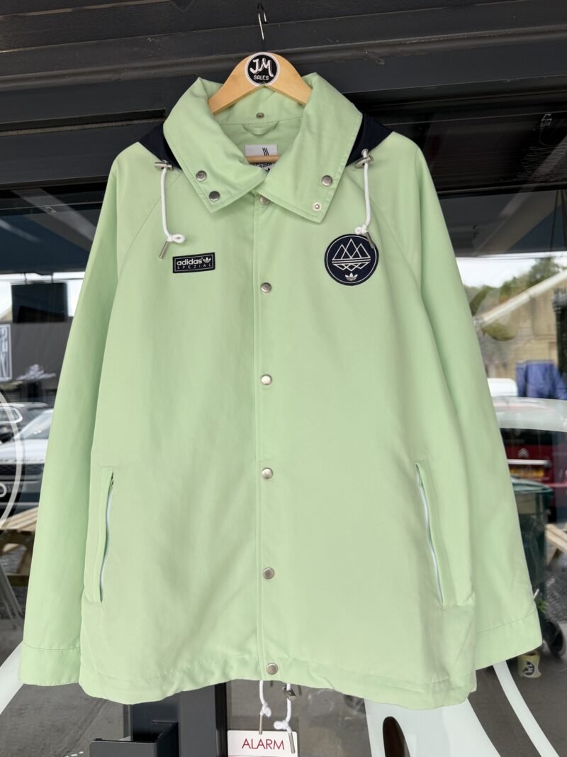Large Adidas Spezial Livesey Mint Green Lightweight Jacket Gerry Cinnamon