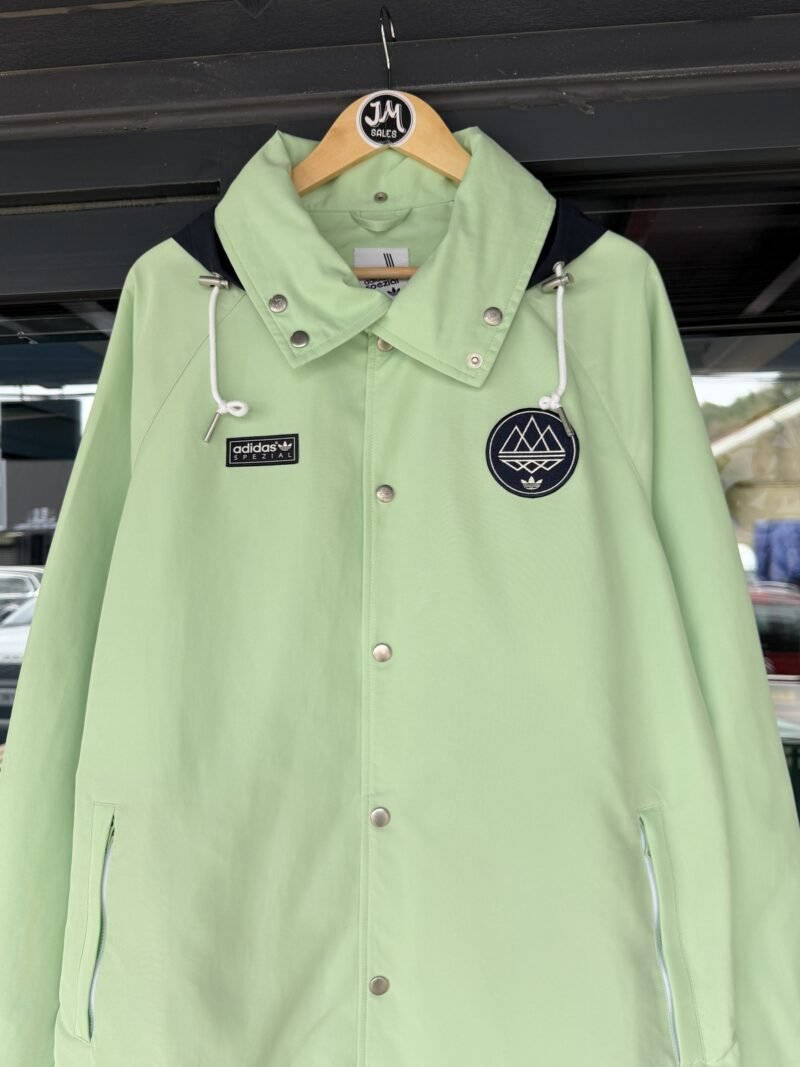 Alternative view of Large Adidas Spezial Livesey Mint Green Lightweight Jacket Gerry Cinnamon