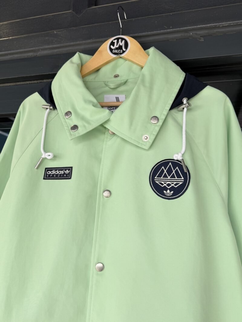 Large Adidas Spezial Livesey Mint Green Lightweight Jacket Gerry Cinnamon - Image 3