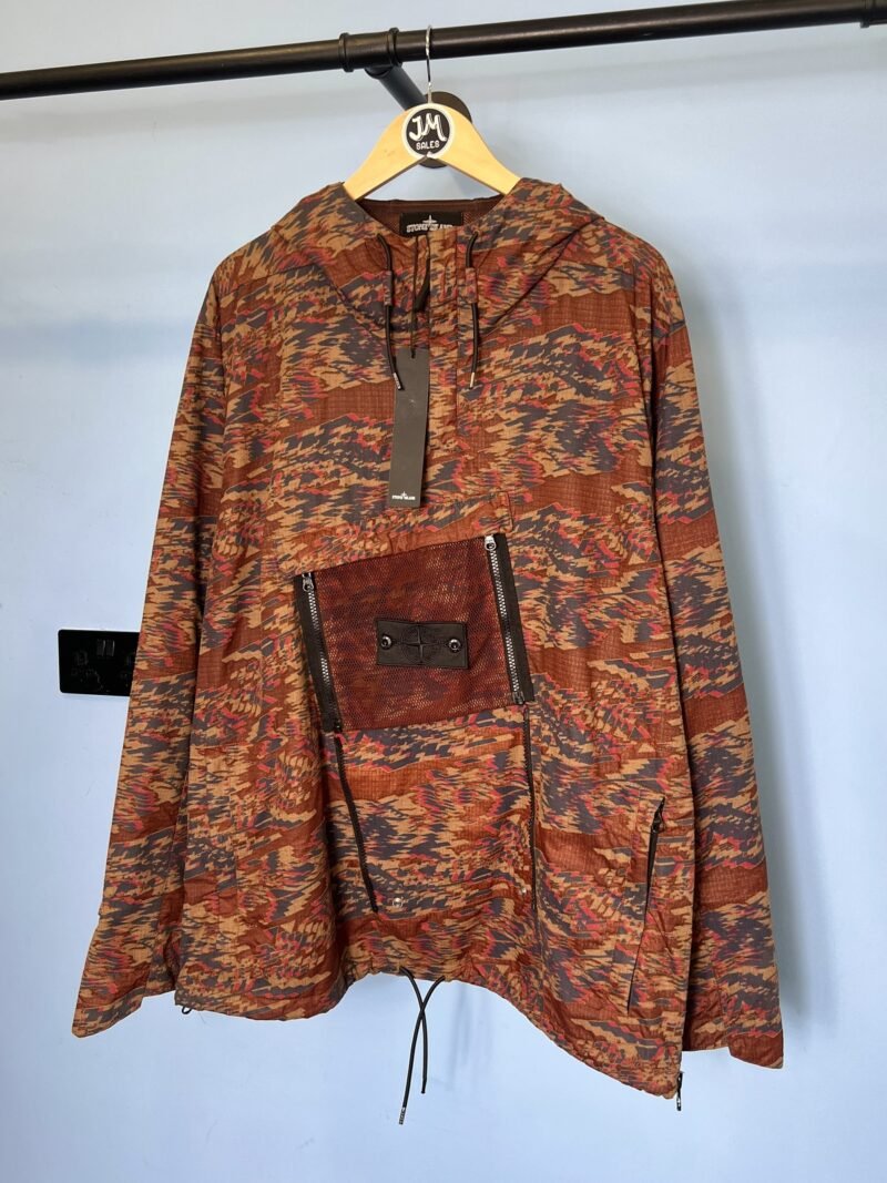 XXL Stone Island Shadow Project Light Brown DPM Ripstop Devoré Smock Jacket