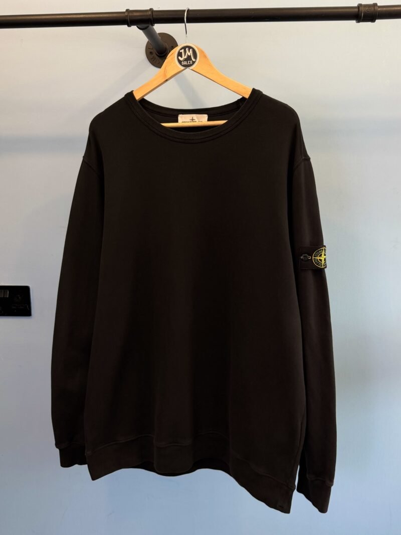 3XL Stone Island Black Crewneck Jumper