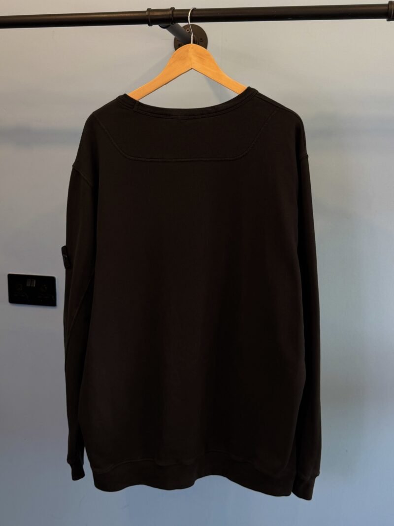 3XL Stone Island Black Crewneck Jumper - Image 3