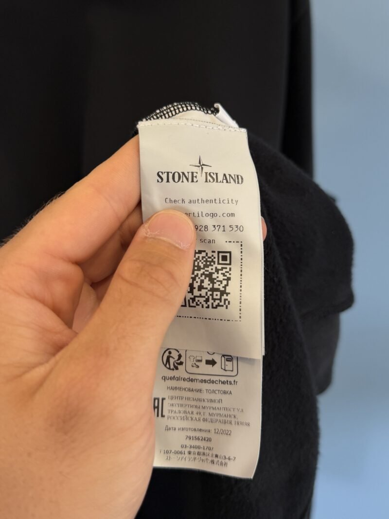 3XL Stone Island Black Crewneck Jumper - Image 4