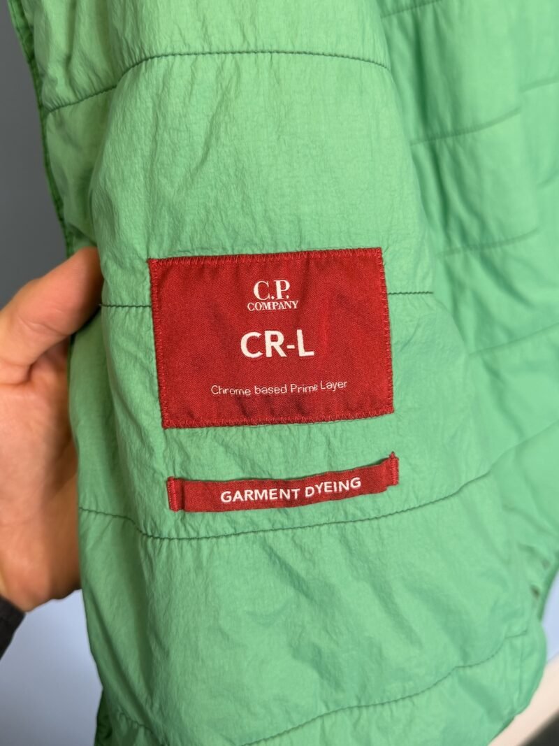 Medium C.P. Company Green CR-L Padded Chrome Nylon Jacket - Image 5