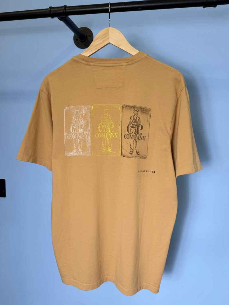 Alternative view of BNWT Medium C.P. Company Light Apricot Orange Graphic Print T-Shirt