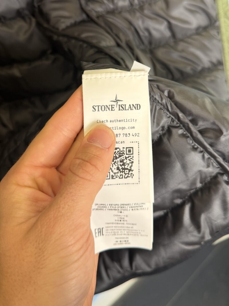 Large Stone Island Green Bio-Based Ripstop Nylon Down Overshirt Jacket - Image 6