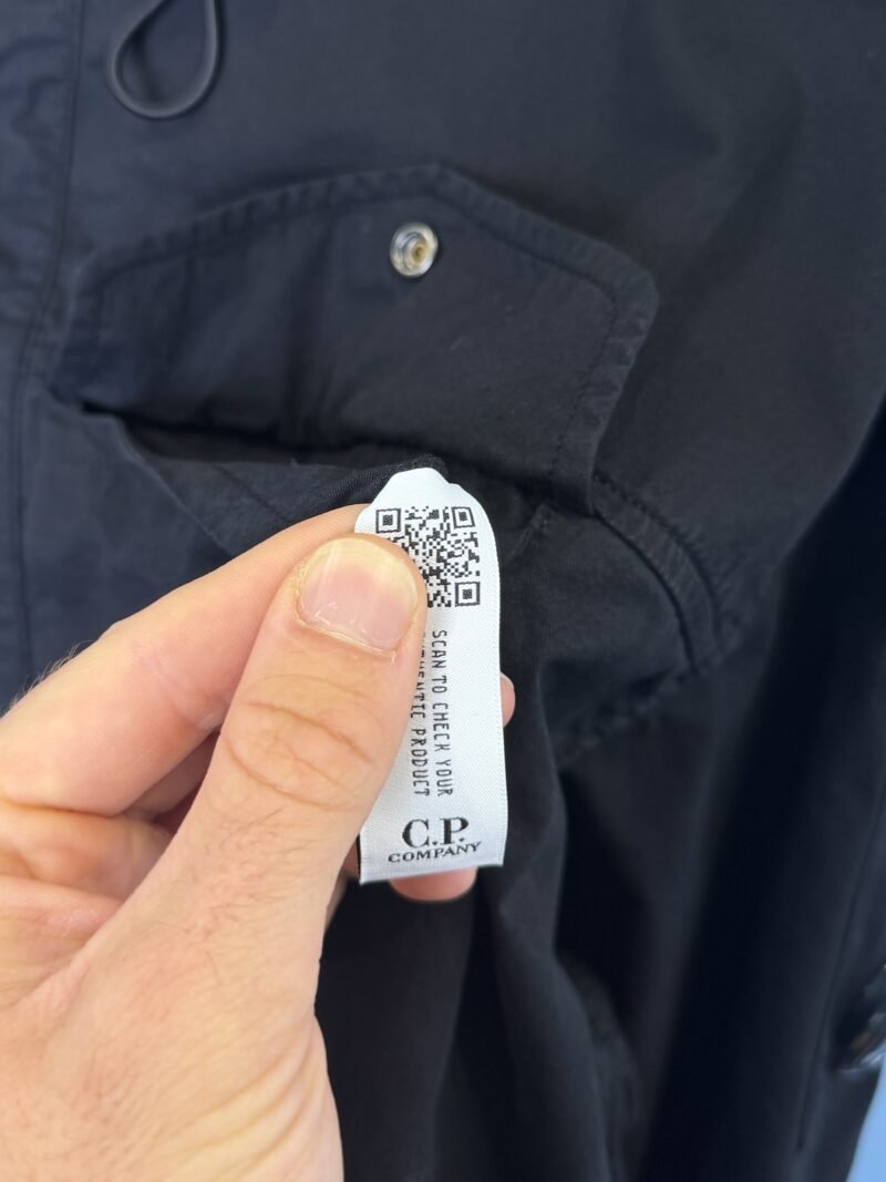 XL C.P. Company Black Multipocket Smock Jacket - Image 4