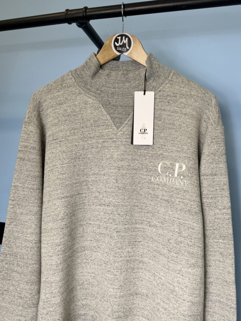 BNWT Medium C.P. Company Japanese Fleece Knit High Neck Sweatshirt Jumper - Image 2