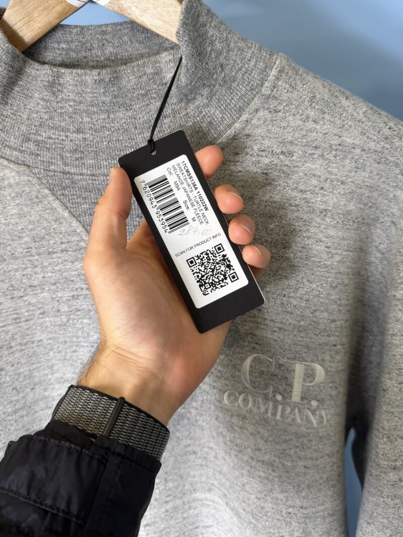 BNWT Medium C.P. Company Japanese Fleece Knit High Neck Sweatshirt Jumper - Image 3