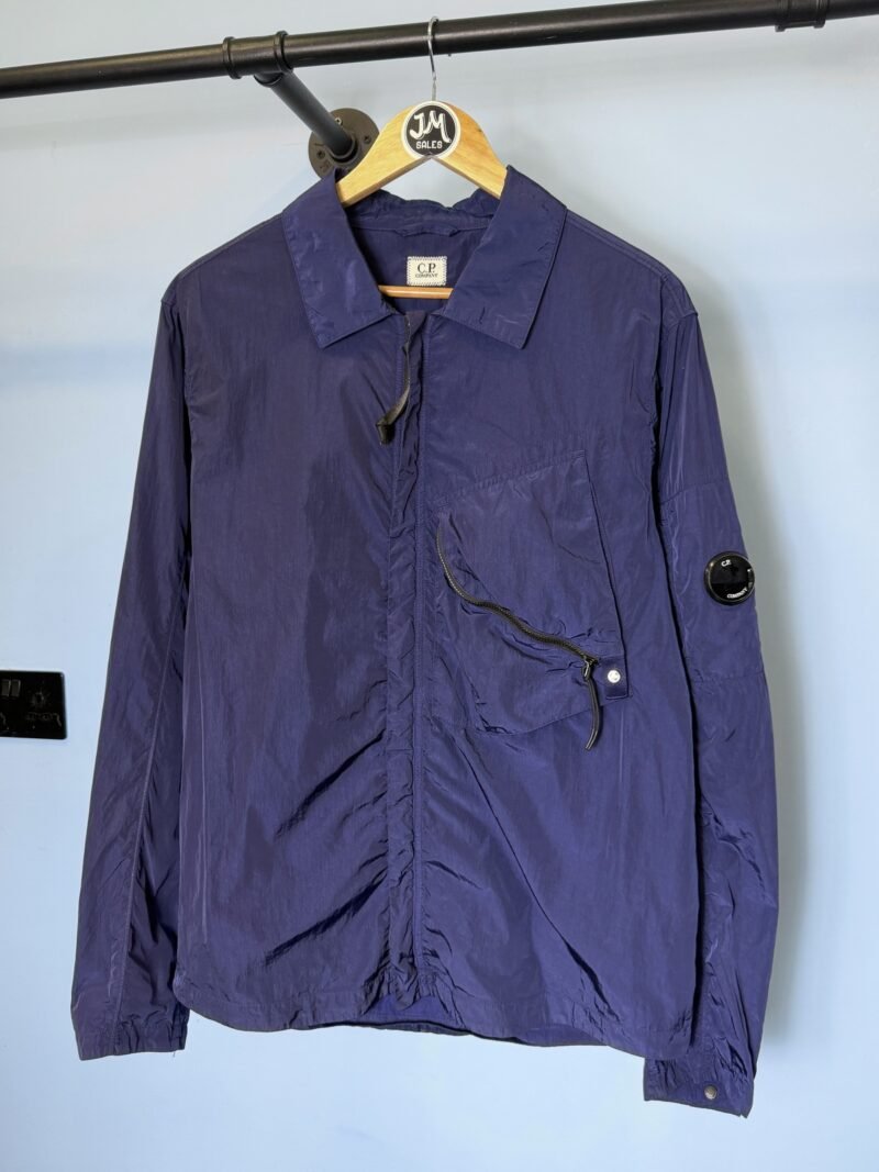 Large C.P. Company Blue Chrome Overshirt Jacket