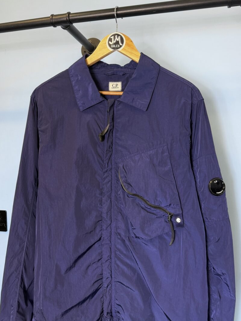 Large C.P. Company Blue Chrome Overshirt Jacket - Image 2