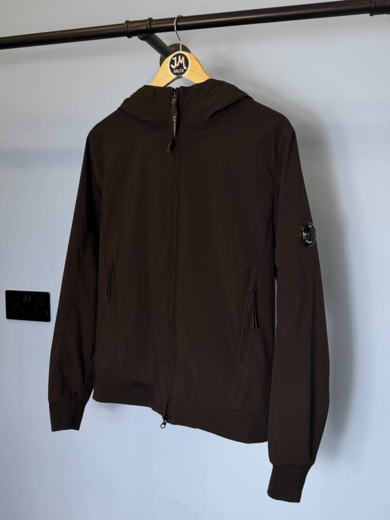 Small C.P. Company Black Soft Shell R Lightweight Jacket