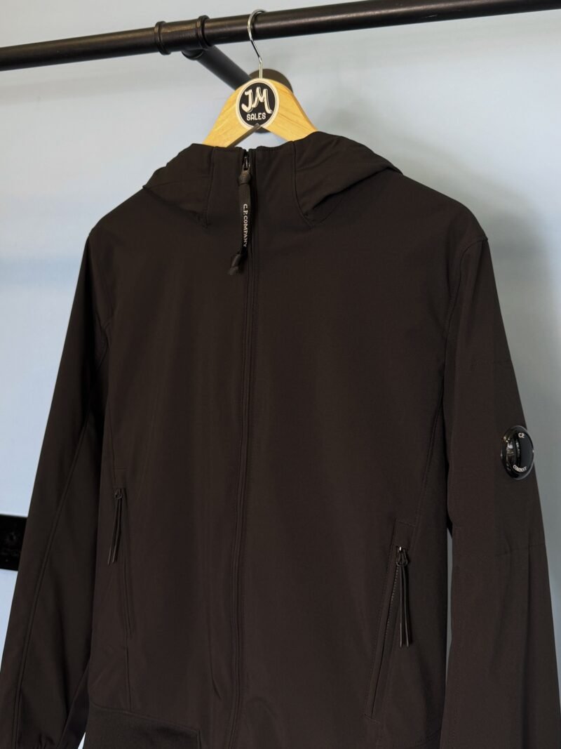 Small C.P. Company Black Soft Shell R Lightweight Jacket - Image 2