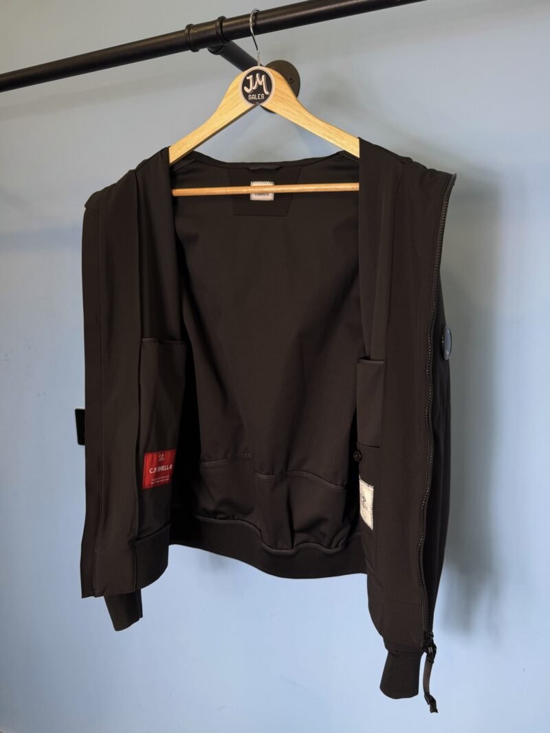 Small C.P. Company Black Soft Shell R Lightweight Jacket - Image 3