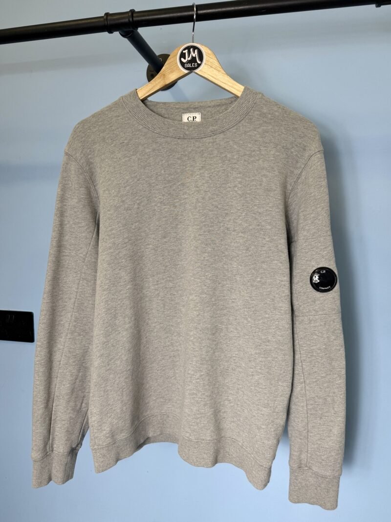 Medium C.P. Company Grey Crewneck Sweatshirt Jumper