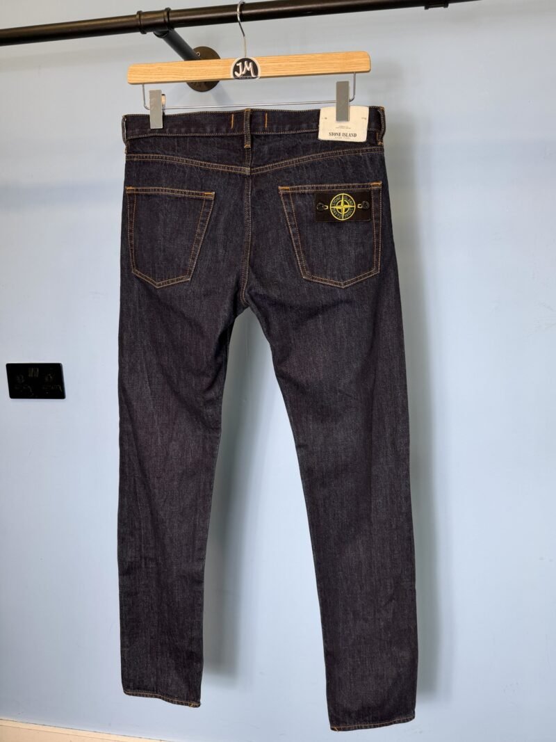 32W 34L Stone Island Dark Blue Slim Fit Jeans Medium