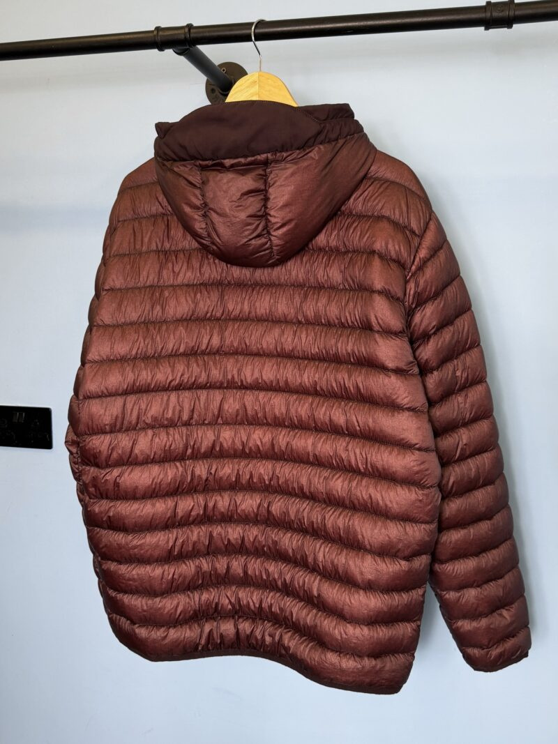 XXL Stone Island Burgundy Purple Garment Dyed Down 26 GR X SQM N Jacket - Image 4