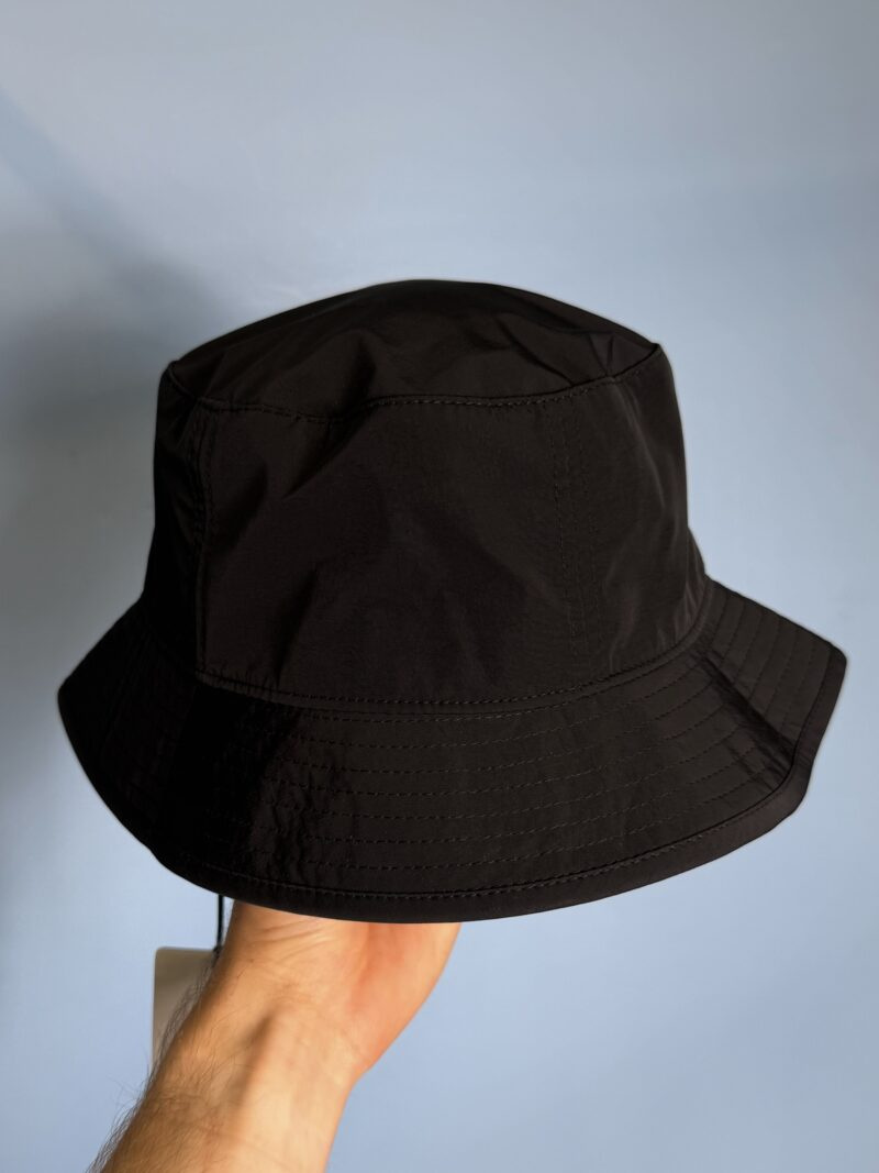 BNWT Large C.P. Company Black Chrome R Nylon Spellout Bucket Hat - Image 4