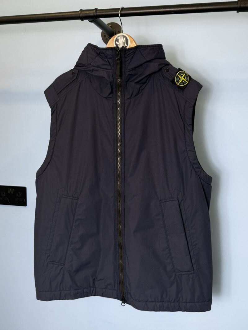 Alternative view of XXL Stone Island Navy Blue Naslan Light Watro TC Primaloft Jacket / Gilet