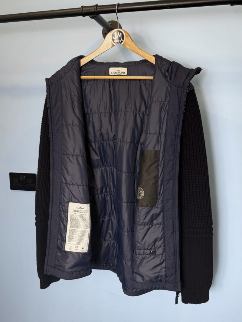 XXL Stone Island Navy Blue Naslan Light Watro TC Primaloft Jacket / Gilet - Image 7