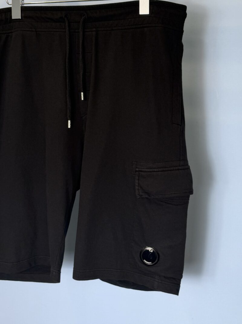 XXL C.P. Company Black Cargo Jogger Shorts 38W 40W - Image 3