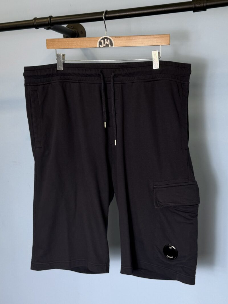 Alternative view of XXL C.P. Company Navy Blue Cargo Jogger Shorts 38W